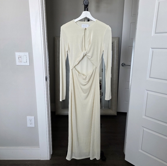 Significant Other Monza Cutout Jersey Midi Dress Size 8 - Picture 4 of 11